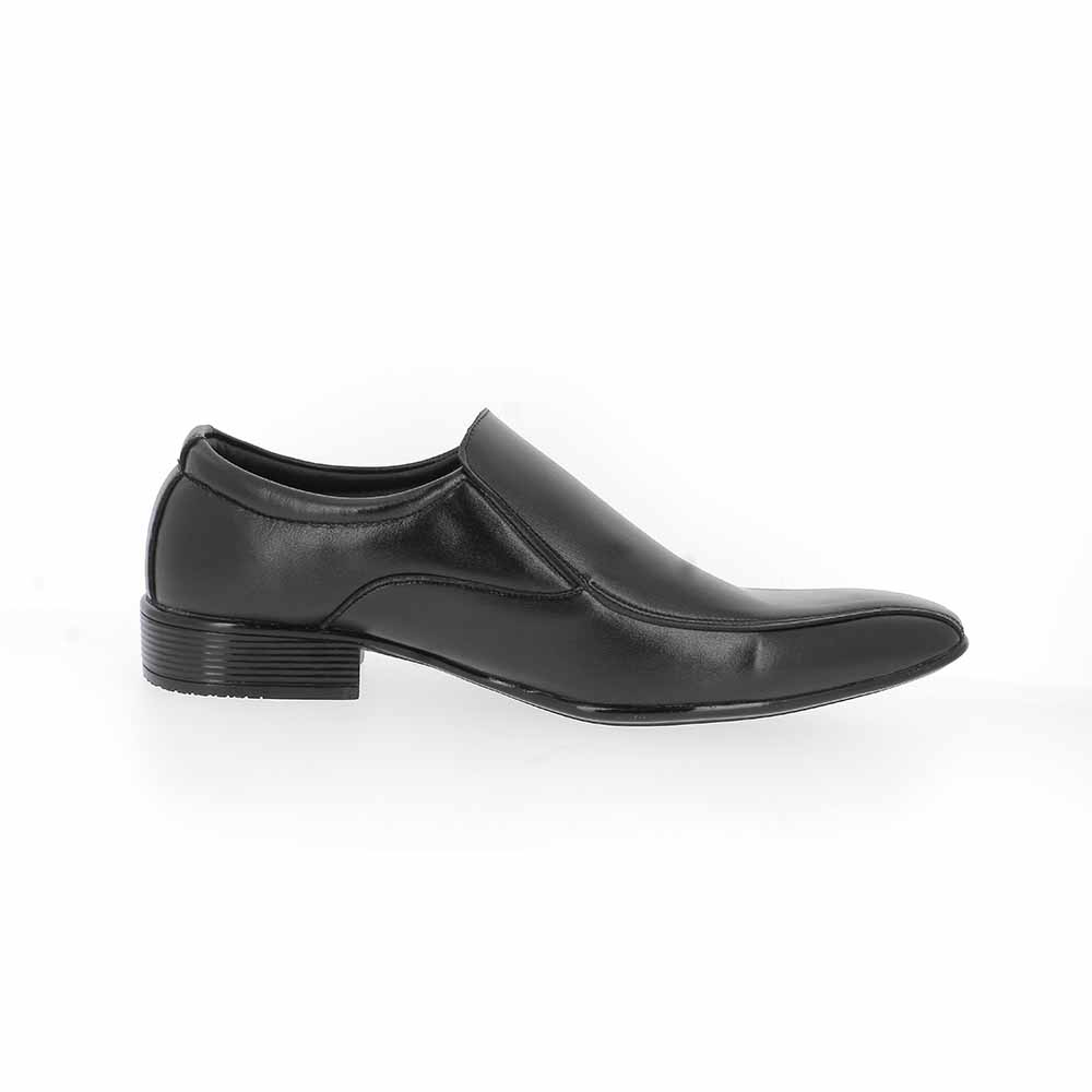 SAMSONS Mens Pump Shoes Black | DSI Footcandy