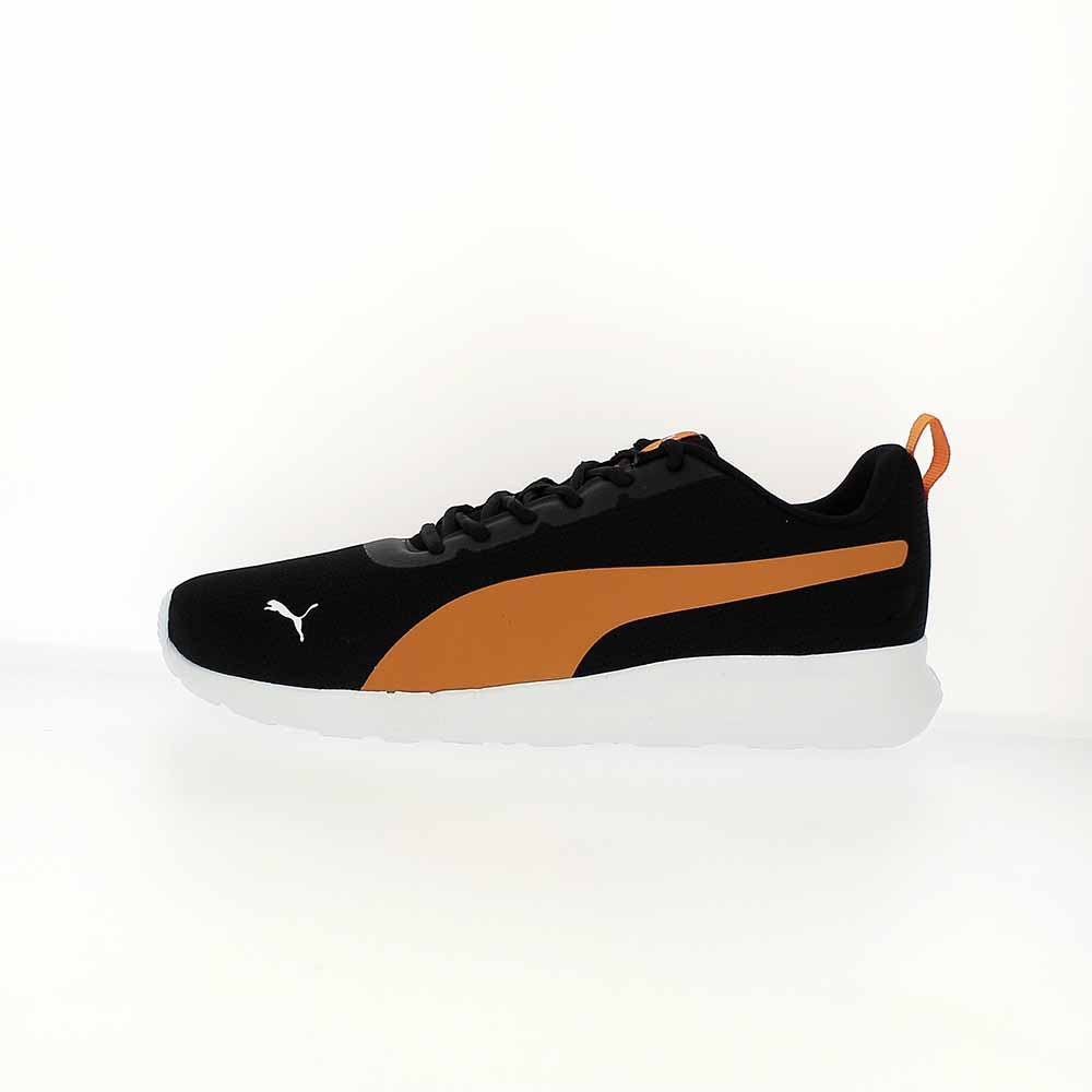 Puma black clearance and orange shoes